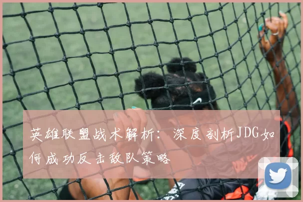英雄联盟战术解析：深度剖析JDG如何成功反击敌队策略