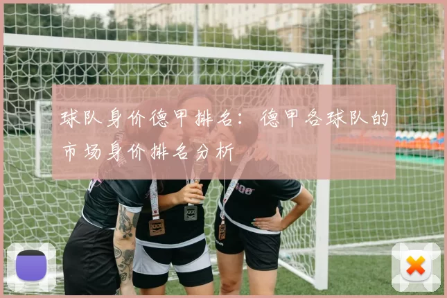 球队身价德甲排名：德甲各球队的市场身价排名分析
